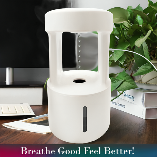 Anti Gravity Humidifier with Night Light, Drip Drop Humidifier for Bedroom/Baby Nursery/Bathroom/Living Room