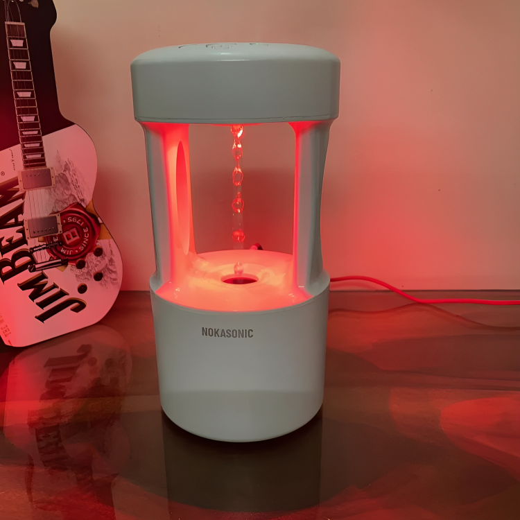 Anti Gravity Humidifier with Night Light, Drip Drop Humidifier for Bedroom/Baby Nursery/Bathroom/Living Room